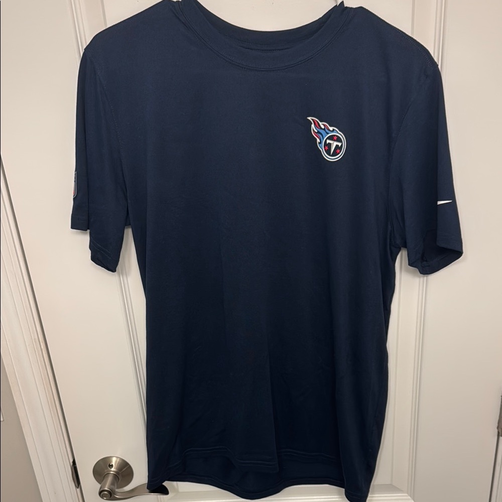 Nike Blue Short Sleeve Tee Tennessee titans